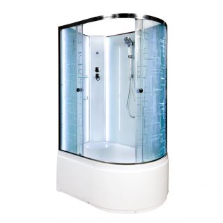 Душевая кабина Deto ЕМ4511 L N LED 110х80х208 см